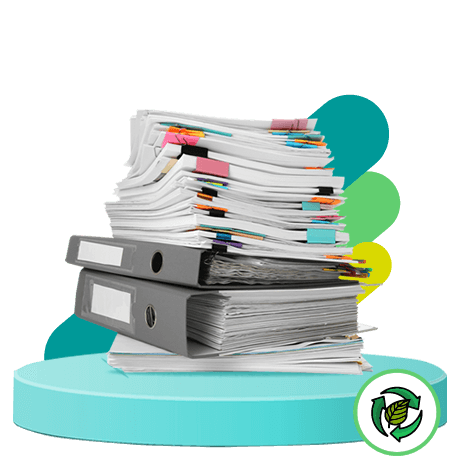 Donación de papel en desuso