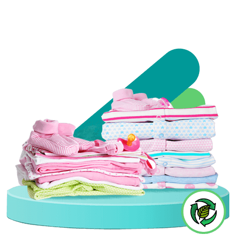 Donacion de ropa de niñas en desuso
